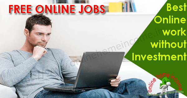 Free online jobs at home no fees in pakistan