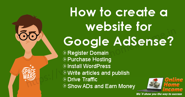How to create a website for Google Adsense?