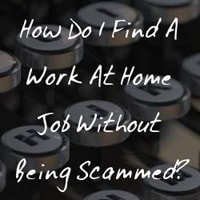 Online job without being scammed