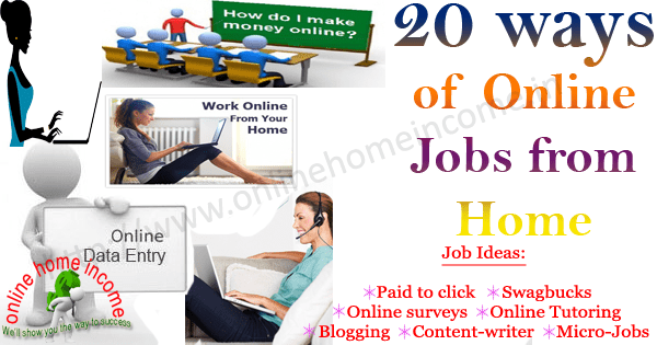 20 Latest Paying Online Jobs From Home Make 1000 Rs A Day - 