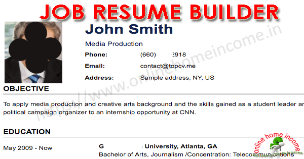 Job Resume Builder