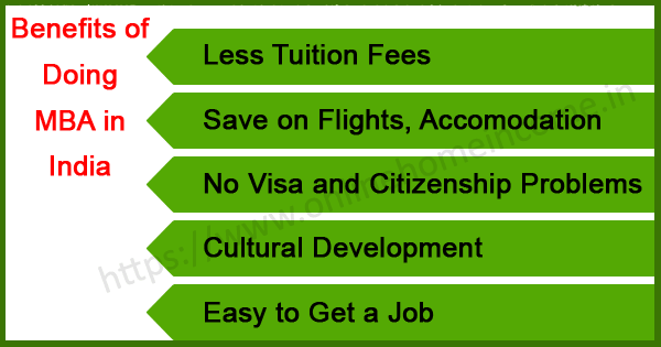 Benefits of Doing MBA in India