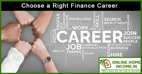 Choose a Right Finance Career