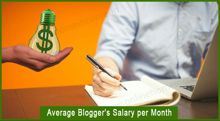 Average Bloggers Salary per Month