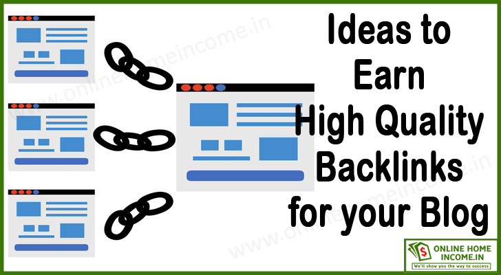 Earn High Quality Backlinks