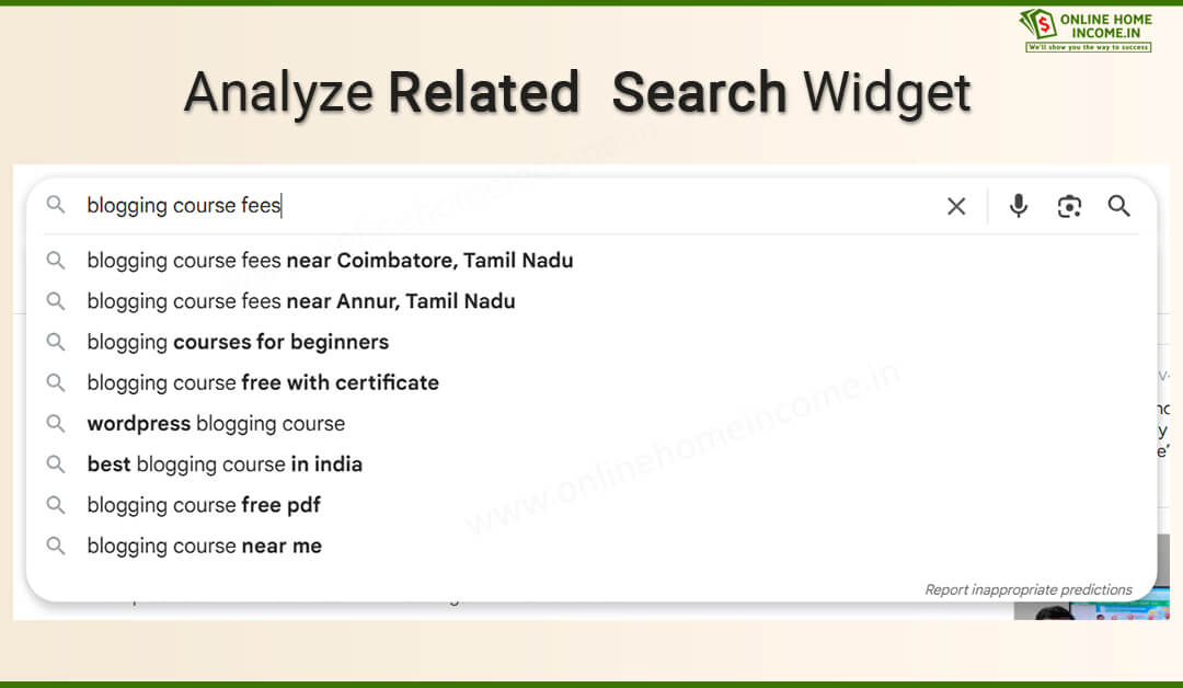Google Related Search Widget